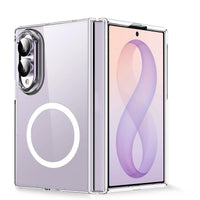For Galaxy Z Fold 8 Hard Crystal Clear Case Compatible With Magsafe