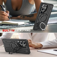 Phonix Case For Galaxy Z Fold 7  Black Ring Case