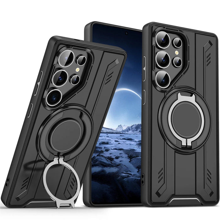 Phonix Case For Galaxy Z Fold 7  Black Ring Case