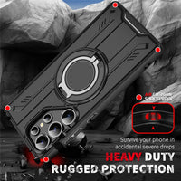 Phonix Case For Galaxy Z Fold 7  Black Ring Case