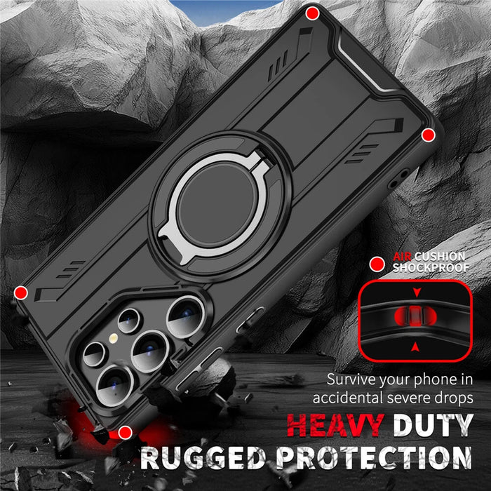 Phonix Case For Galaxy Z Fold 7  Black Ring Case