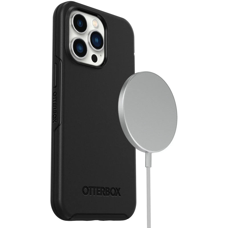 OtterBox Case for iPhone 14 Symmetry Series+ Antimicrobial Case with Magsafe Black