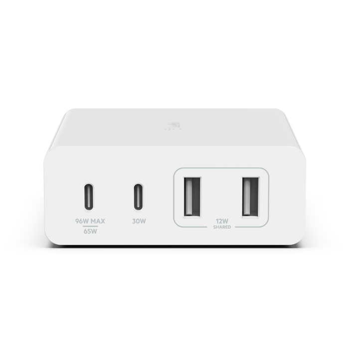 Belkin 108W 4-Port GaN Super Fast Wall Charger - White