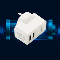 Dual Ports USB AC Wall Charger Adapter for iPhone Galaxy 12W PISEN