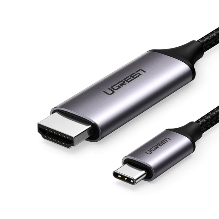 USB-C to HDMI Male to Male Cable Aluminum Shell 1.5m (Gray Black) UGREEN