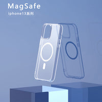 Phonix Case For iPhone 14/13 Clear Rock Shockproof Case with MagSafe