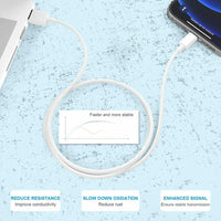 2M Lightning to USB-A Mini White Cable  USP