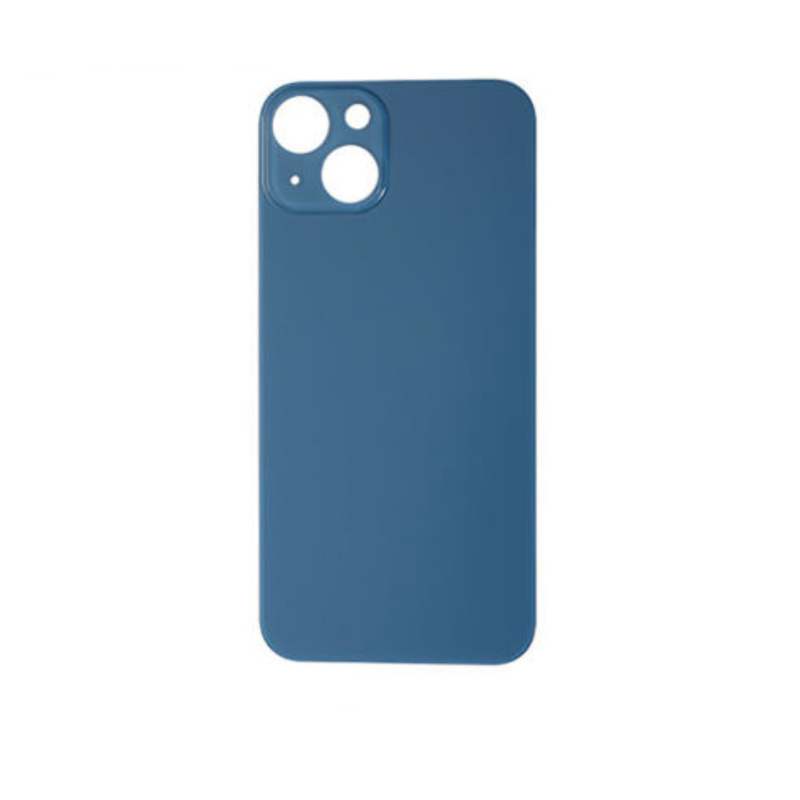 Rear Glass Replacement For iPhone 13 Blue (No logo)