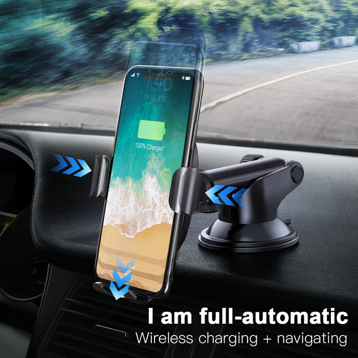 Baseus Wireless Charger Gravity Car Mount osculum type Holder Black