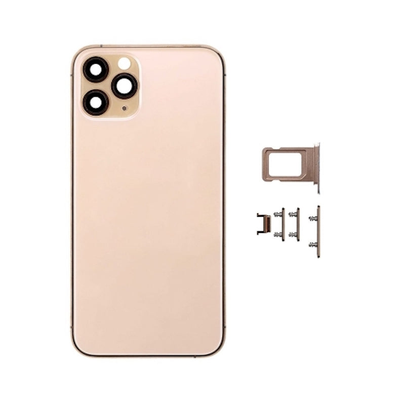 Rear Housing for iPhone 11 pro Golden  (No logo)