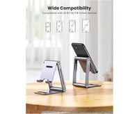 UGREEN Aluminum Adjustable Mobile Phone Tablet Universal Holder Stand for 4-8" inch