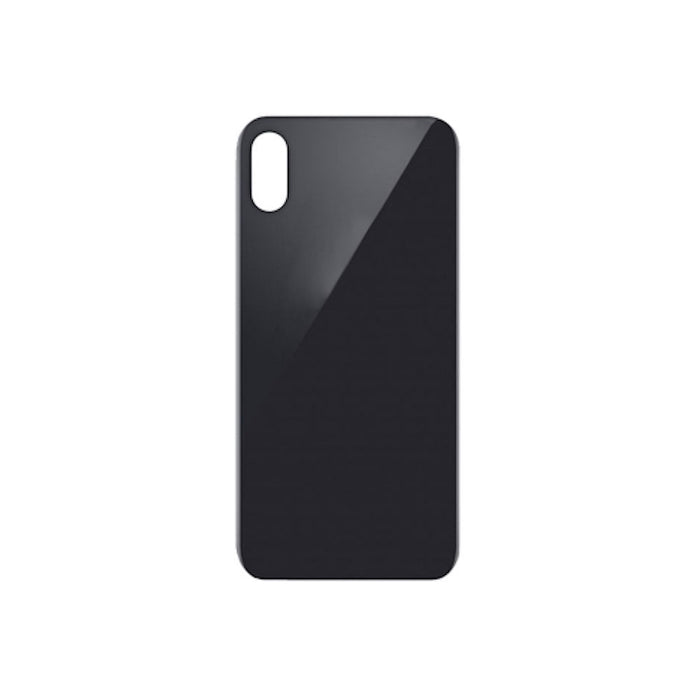 Rear Glass Replacement For iPhone X Black (No logo)