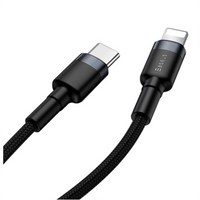 Baseus Cafule Cable Type-C to iP PD 18 / 20W 1m Gray+Black