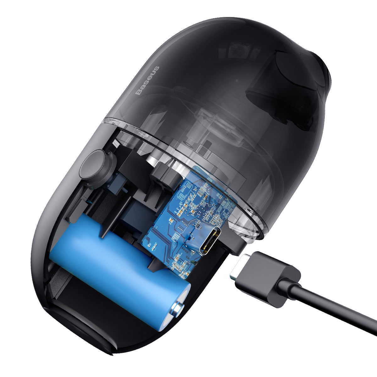 Baseus C2 Desktop Capsule Vacuum Cleaner Black