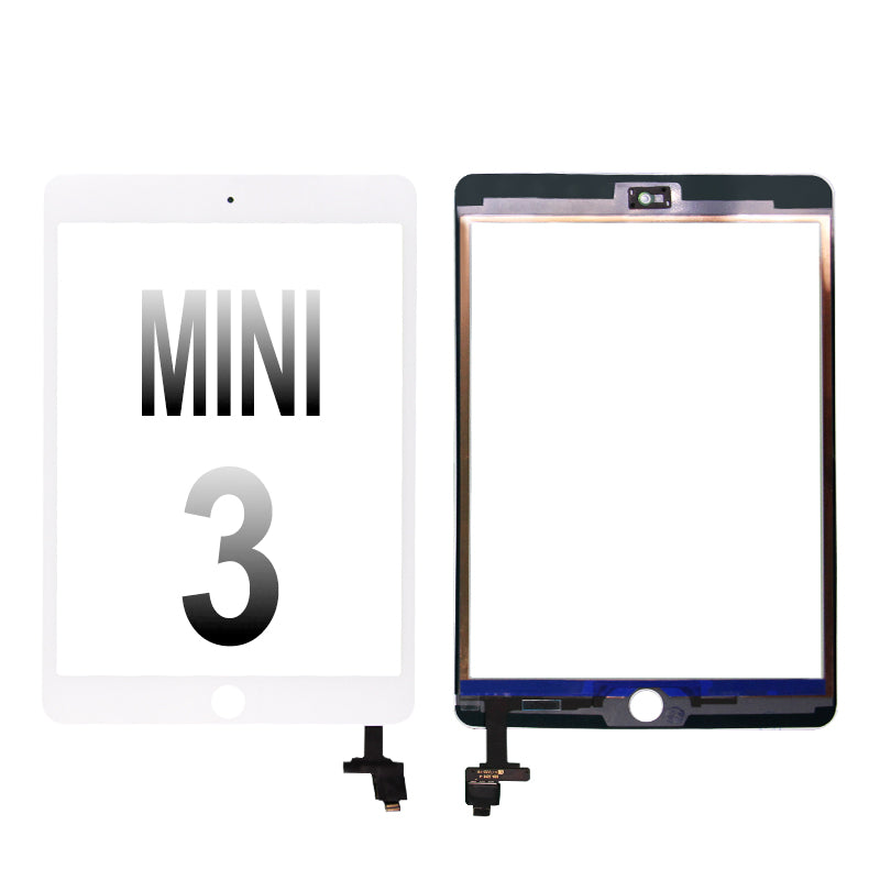 Touch Screen Digitizer with IC Connector  for ipad Mini 3-White