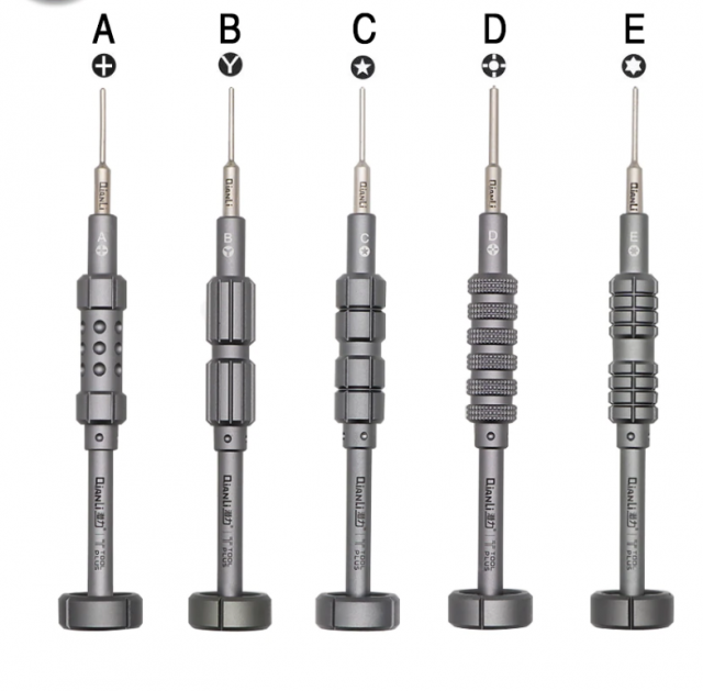 QIANLI iThor 2D Grenade Pattern  Screwdriver  Set of 5 pcs