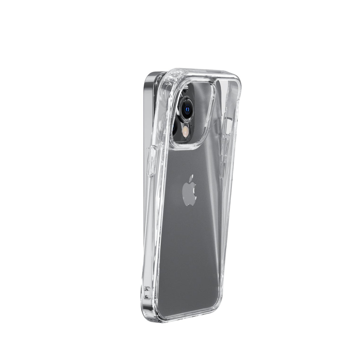 Phonix Case For iPhone 12 Pro Max Clear Rock Shockproof Case