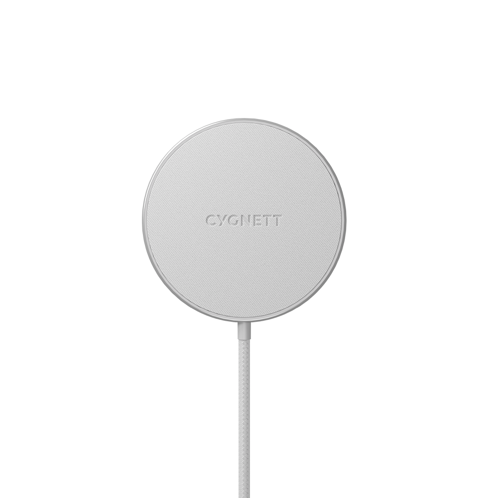 Cygnett 15W MagSafe Wireless Charging Cable MFI - White 1.2M