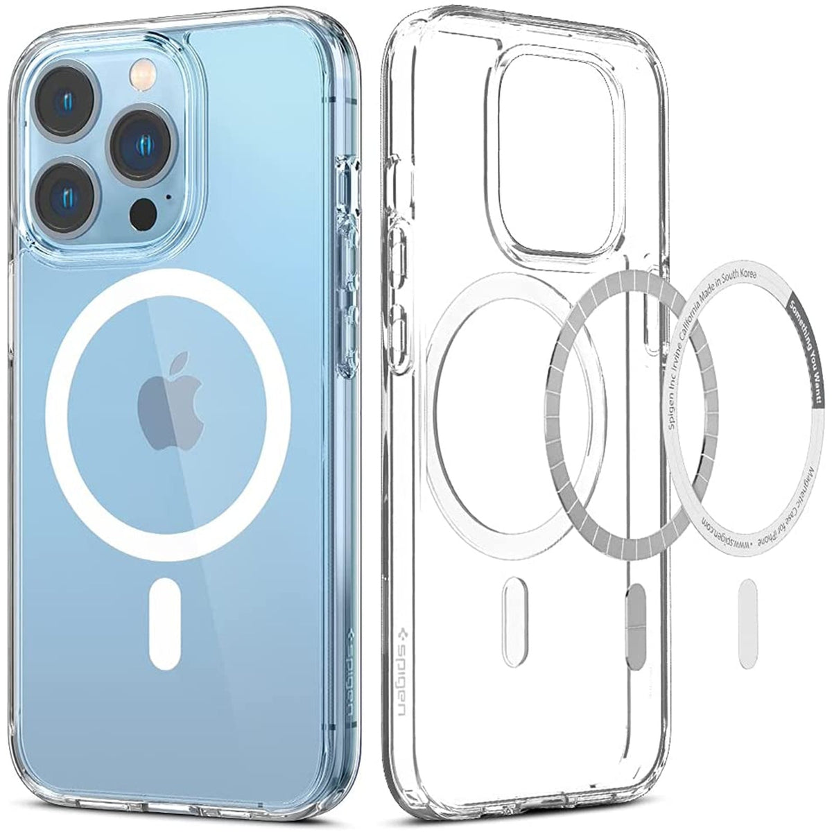 For iPhone 15 Pro Clear Case Compatible with MagSafe