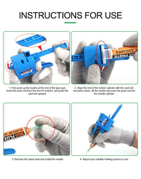 RELIFE RL-062A Manual Glue Gun Needle Booster Universal for 10CC Syringe Oil Solder Paste UV Solder Mask Oil Structural Adhesive