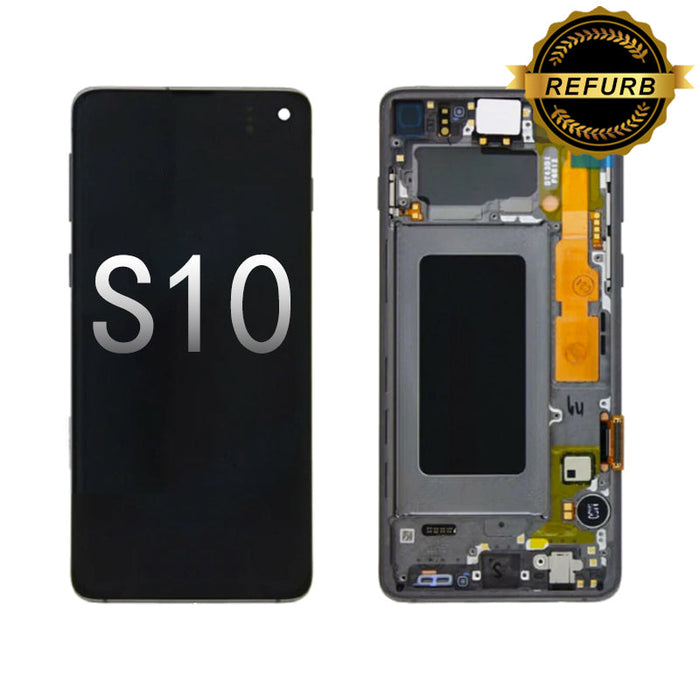 Refurbished Samsung Galaxy S10 (G973F) OLED Screen and Digitizer Assembly- Black