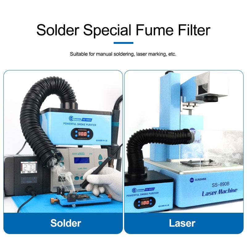 SUNSHINE SS-6603 Smo Purifcation/Laser Machine Fume Filter