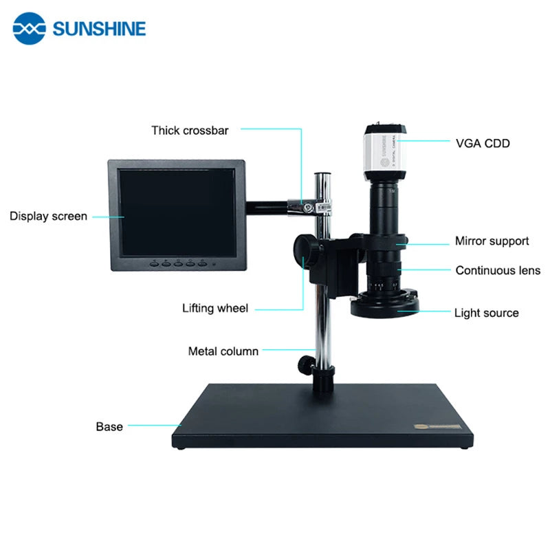zx SUNSHINE MS8E-02 Digital Microscope For Electronic Soldering HD Digital Electron
