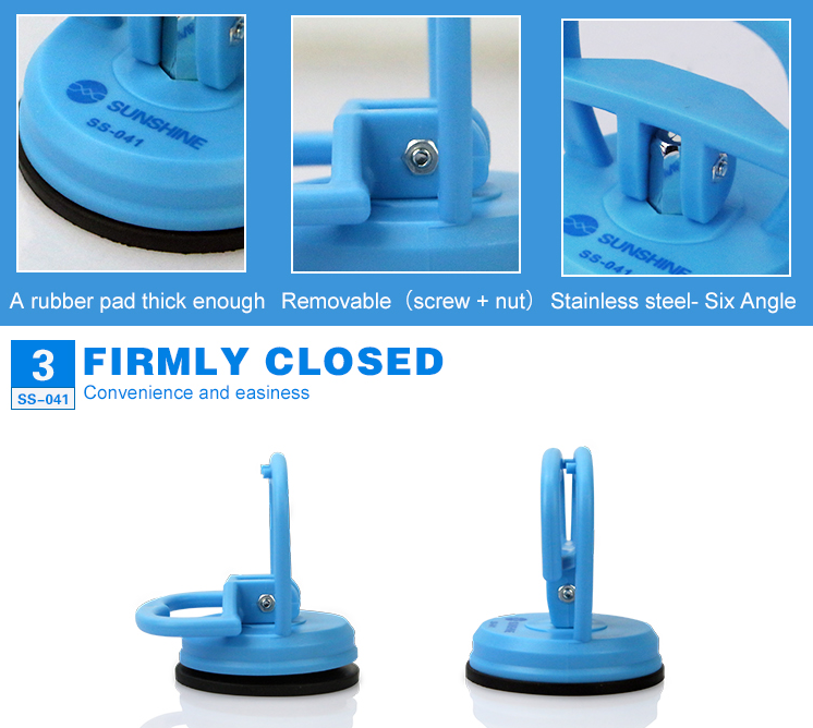SUNSHINE SS-041 Dent Puller Lifter Glass Suction Sucker Clamp Cup Load For Mobile Phone Mini Pad LCD Screen Open Repair Tool