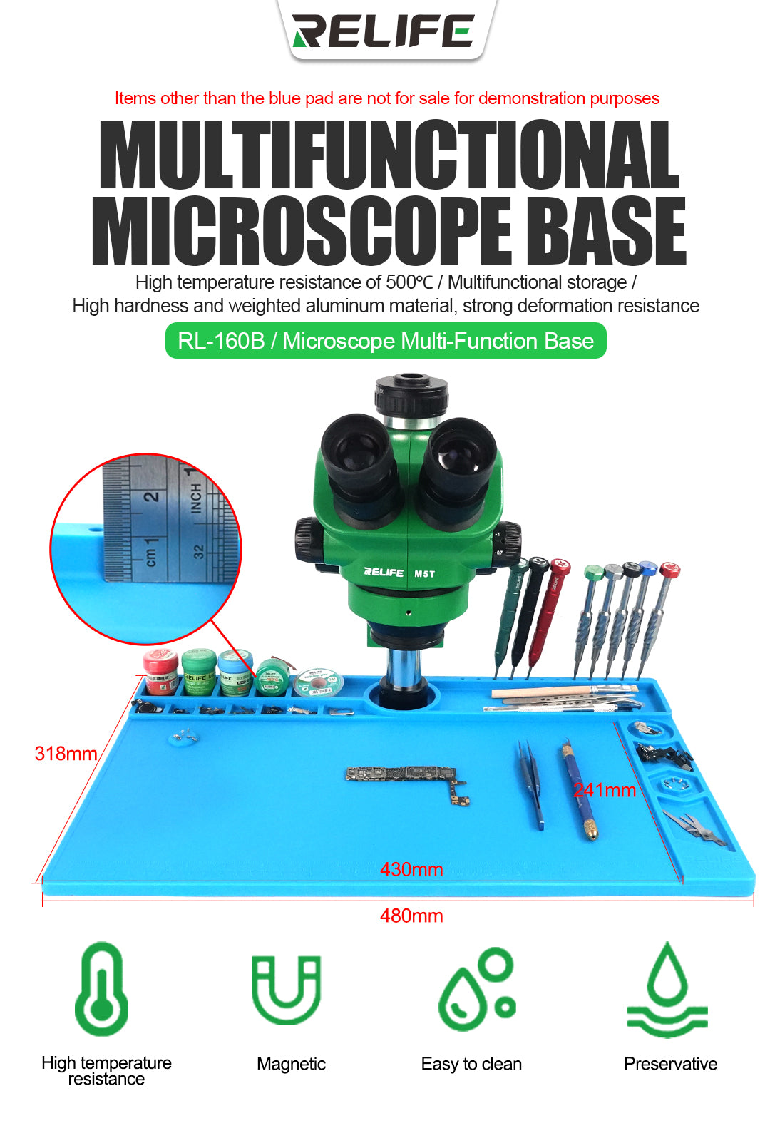 RL-M3T-004N Microscope Relife Includes base