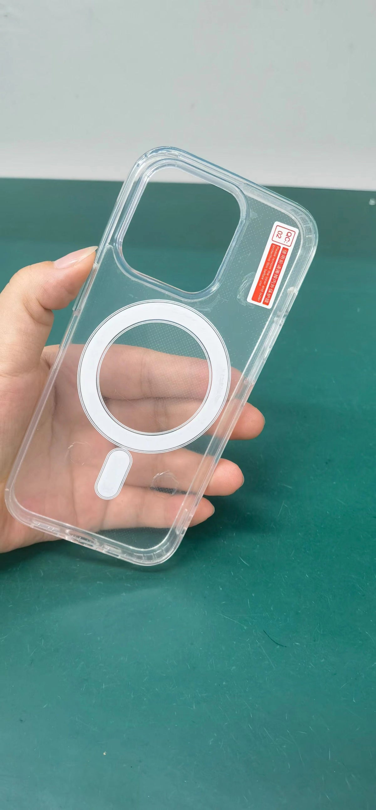 For iPhone 12 Pro Max Clear Case Compatible with MagSafe