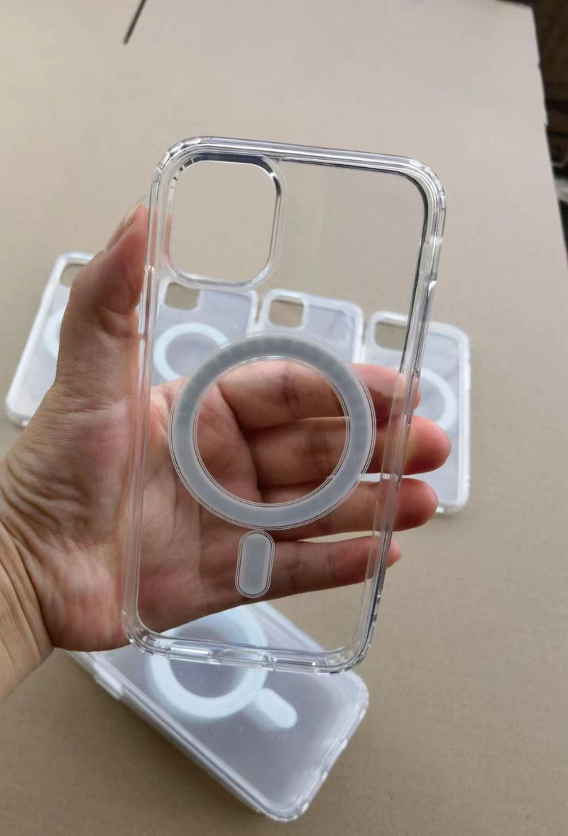 For iPhone 15 Pro Max Clear Case Compatible with MagSafe