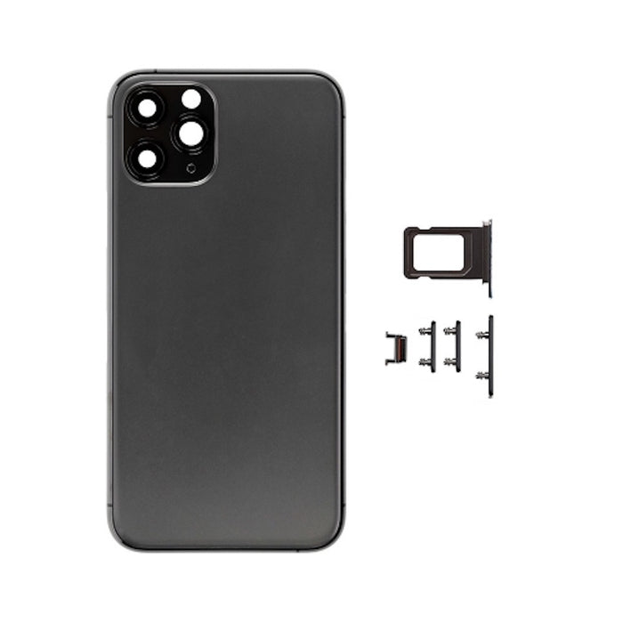 Rear Housing for iPhone 11 pro Black (No logo)