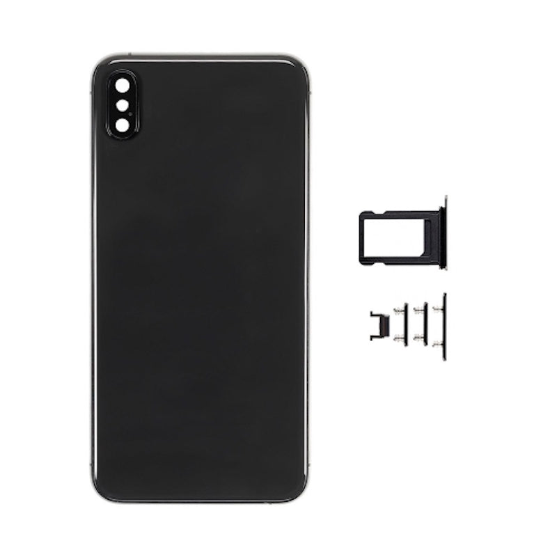 Rear Housing for iPhone XS Max Black (No logo)