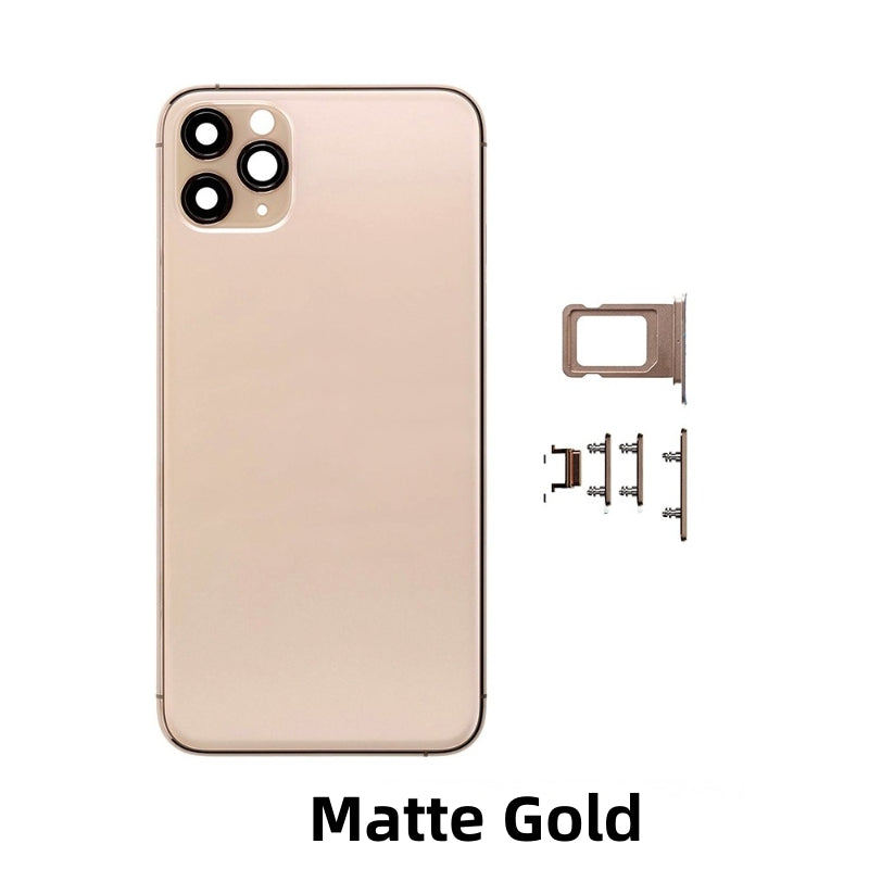 Rear Housing for iPhone 11 pro Max Golden  (No logo)