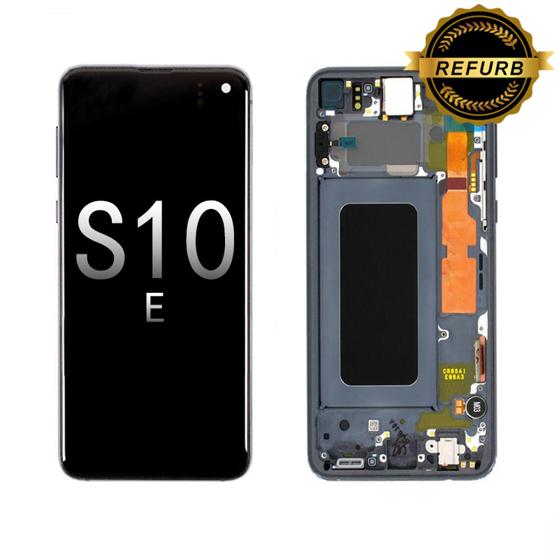 Refurbished Samsung Galaxy S10E (G970F) OLED Screen and Digitizer Assembly - Black
