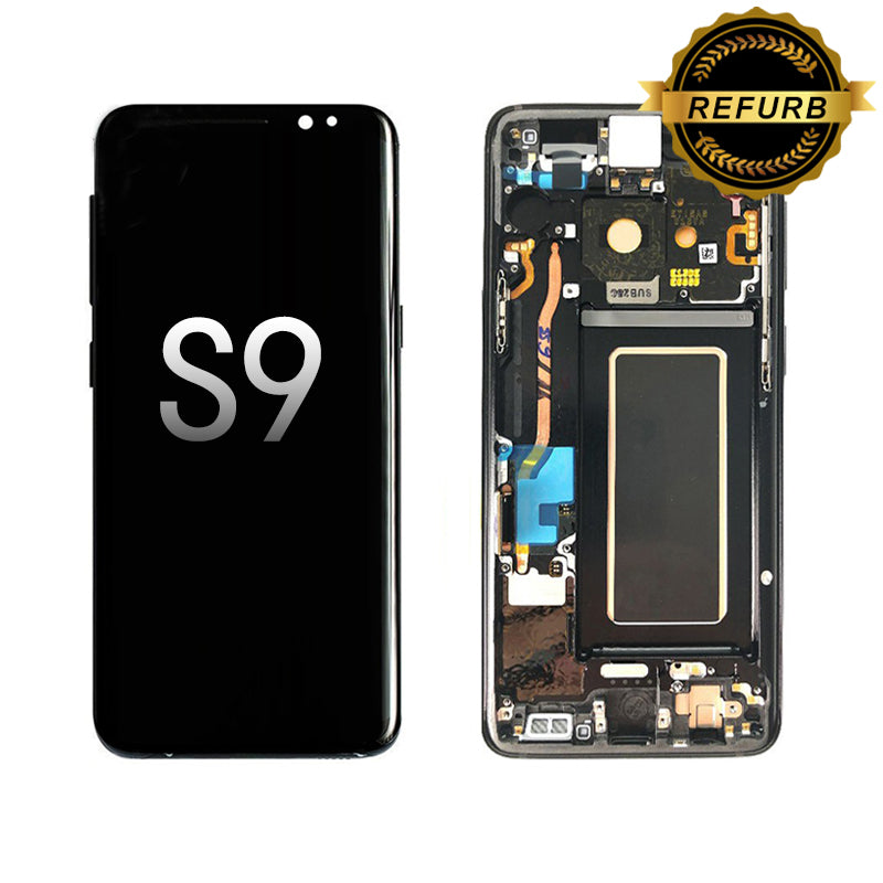 Refurbished screen Samsung Galaxy S9 (G960) OLED Screen and Digitizer Assembly - Black