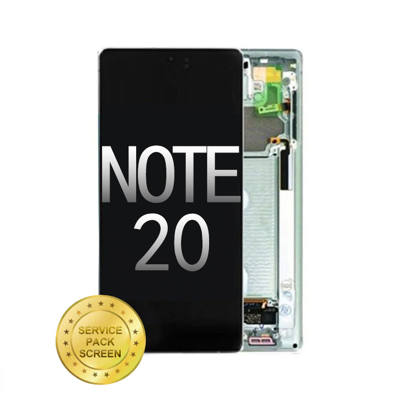 For Samsung Note 20 (N980/N981) 2020 OLED Screen and Digitizer Assembly (Service Pack) - Green