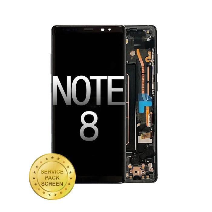 For Samsung Note 8  (N950F) OLED Screen and Digitizer Assembly (Service Pack) - Black
