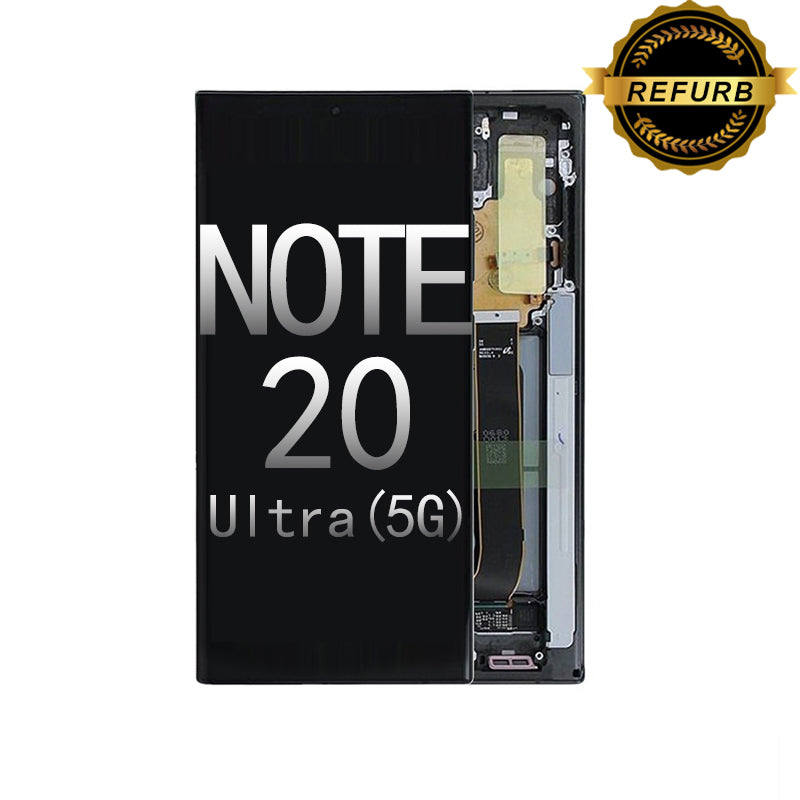 Refurbished Samsung Note 20 Ultra 5G (N986F)OLED Screen and Digitizer Assembly-Black