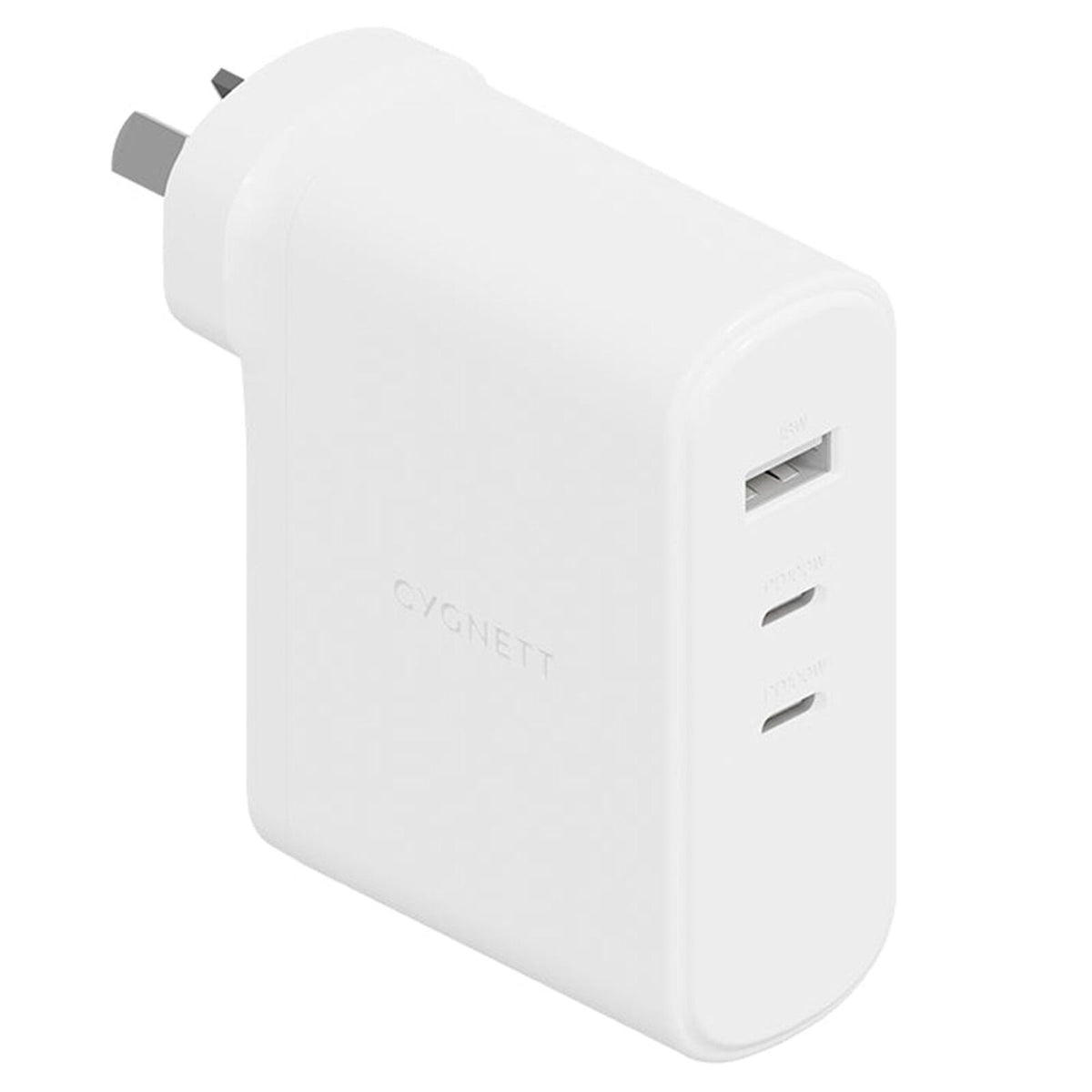 Cygnett PowerMaxx 100W Multiport GaN Wall Charger White