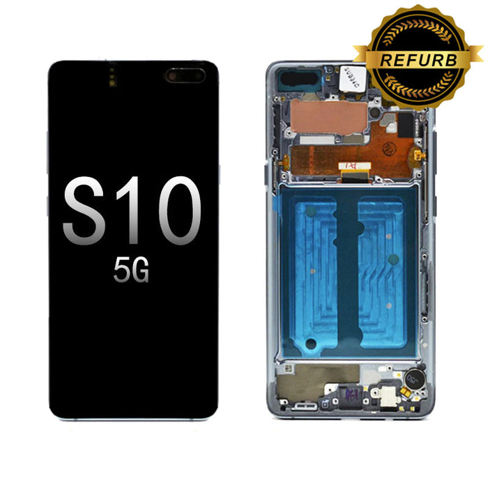 Refurbished Samsung Galaxy S10 5G (G977) OLED Screen and Digitizer Assembly - Black