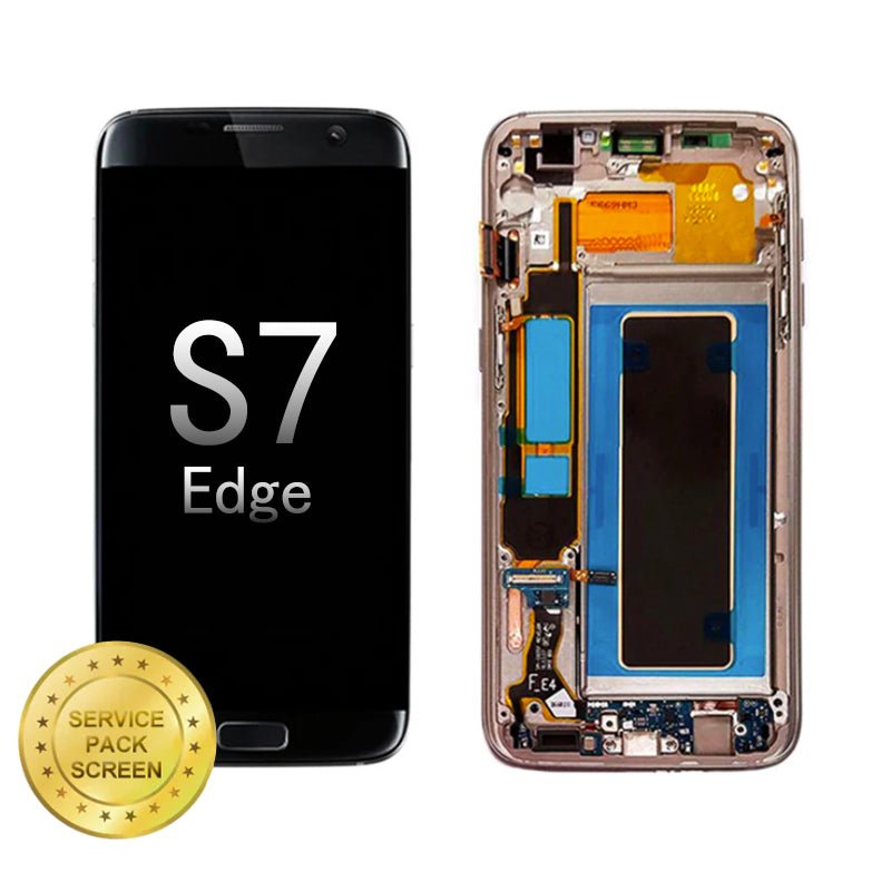 For Samsung Galaxy S7 Edge (G935F) OLED Screen and Digitizer Assembly  (Service Pack) - Black