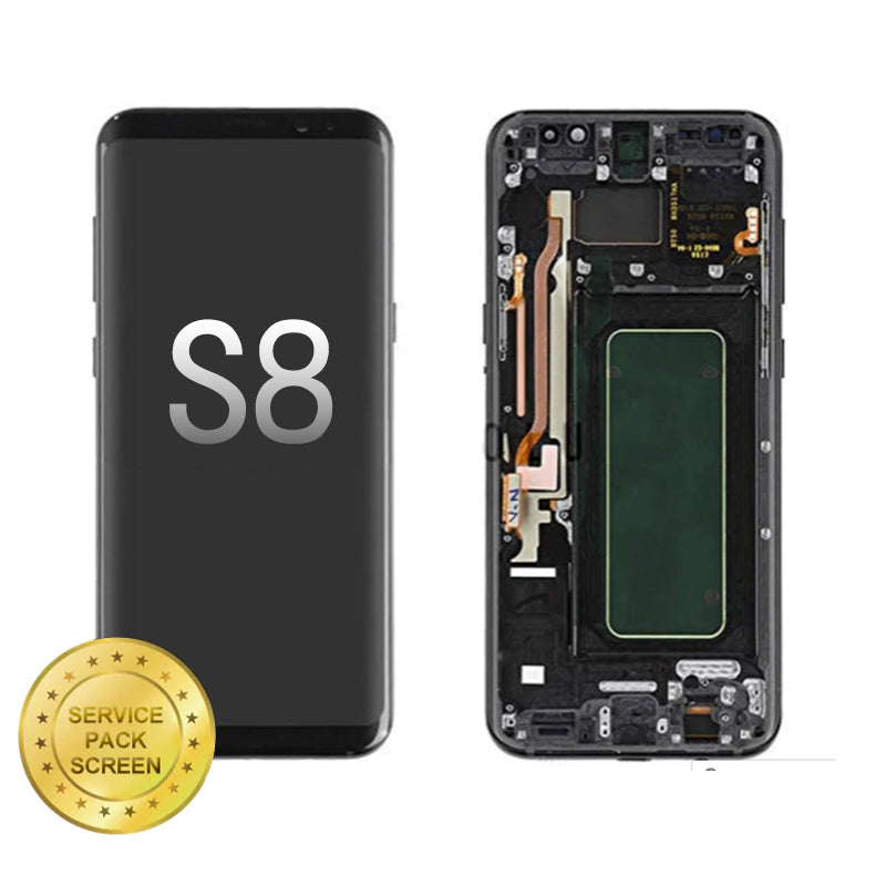For Samsung Galaxy S8 (G950F) OLED Screen and Digitizer Assembly  (Service Pack) - Black