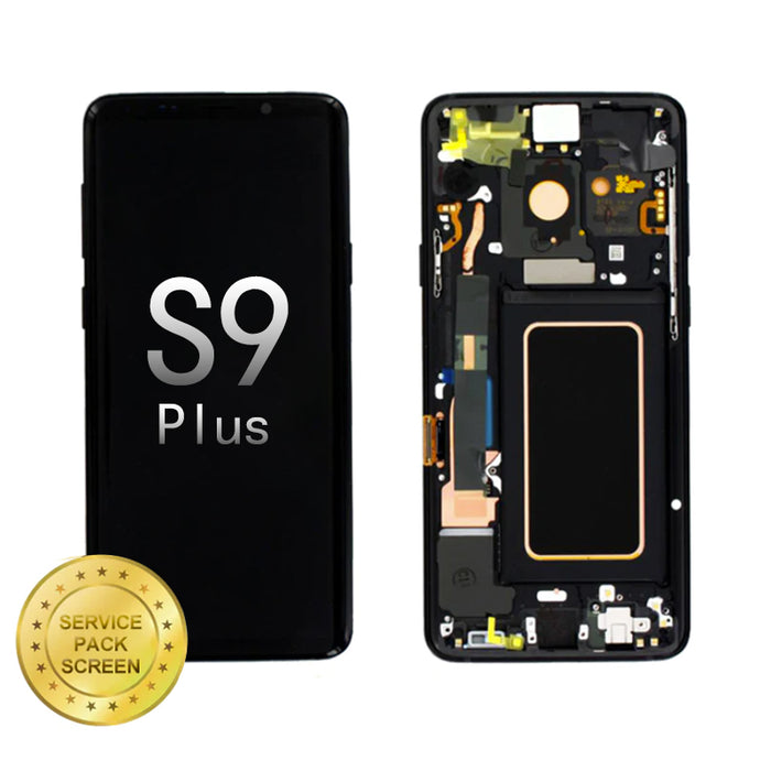 For Samsung Galaxy S9 Plus  (G965F) OLED  Screen and Digitizer Assembly  (Service Pack) - Black