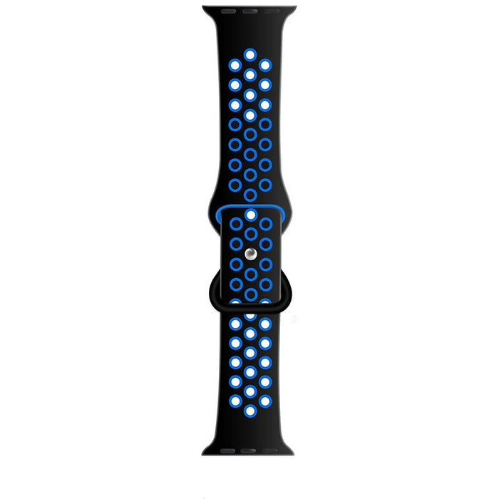For Apple Watch Sports Band (TPU Blue)